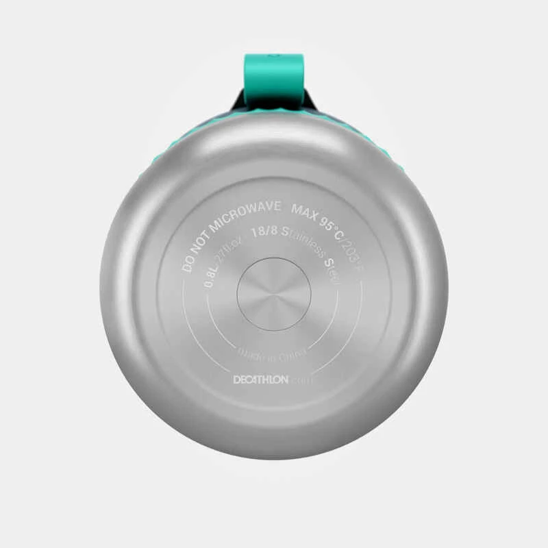 Quechua Boîte Alimentaire MH500 Isotherme Randonnée Inox 0,8L Bleu Avec Bol 8 Quechua Boîte Alimentaire MH500 Isotherme Randonnée Inox 0,8L Bleu Avec Bol – Image 8