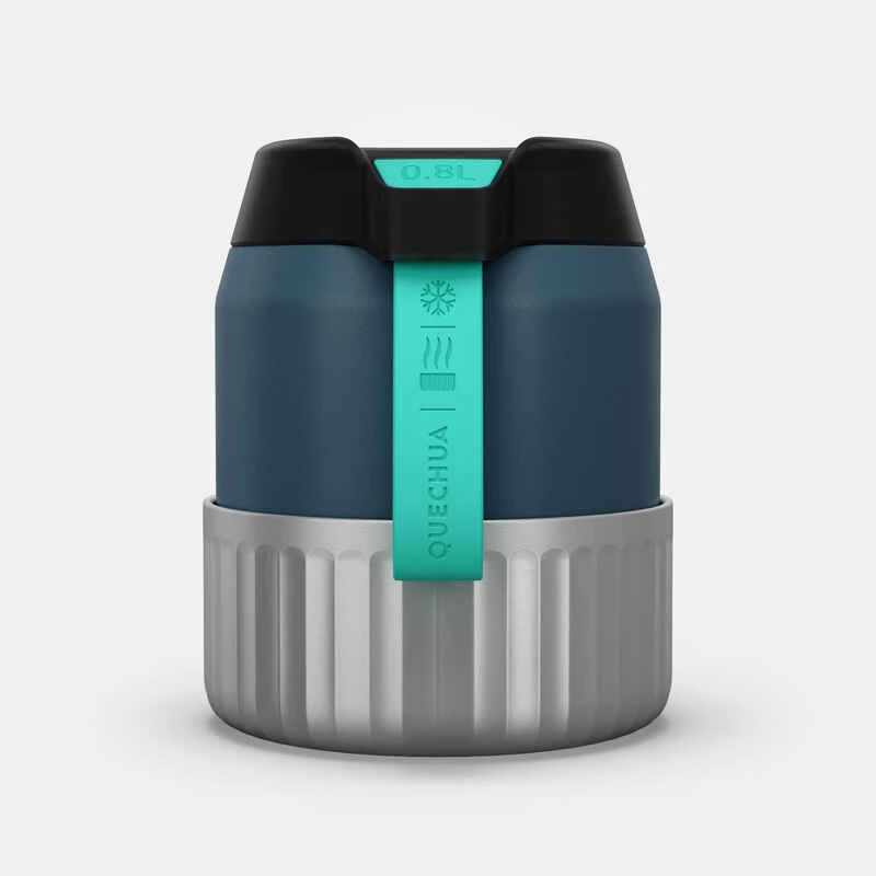 Quechua Boîte Alimentaire MH500 Isotherme Randonnée Inox 0,8L Bleu Avec Bol 9 Quechua Boîte Alimentaire MH500 Isotherme Randonnée Inox 0,8L Bleu Avec Bol – Image 9