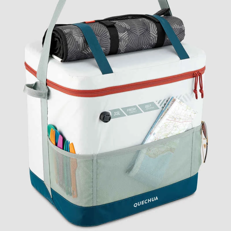 Quechua GLACIERE SOUPLE DE CAMPING - 35 LITRES - CONSERVATION AU FRAIS 17 HEURES 4 Quechua GLACIERE SOUPLE DE CAMPING - 35 LITRES - CONSERVATION AU FRAIS 17 HEURES – Image 4