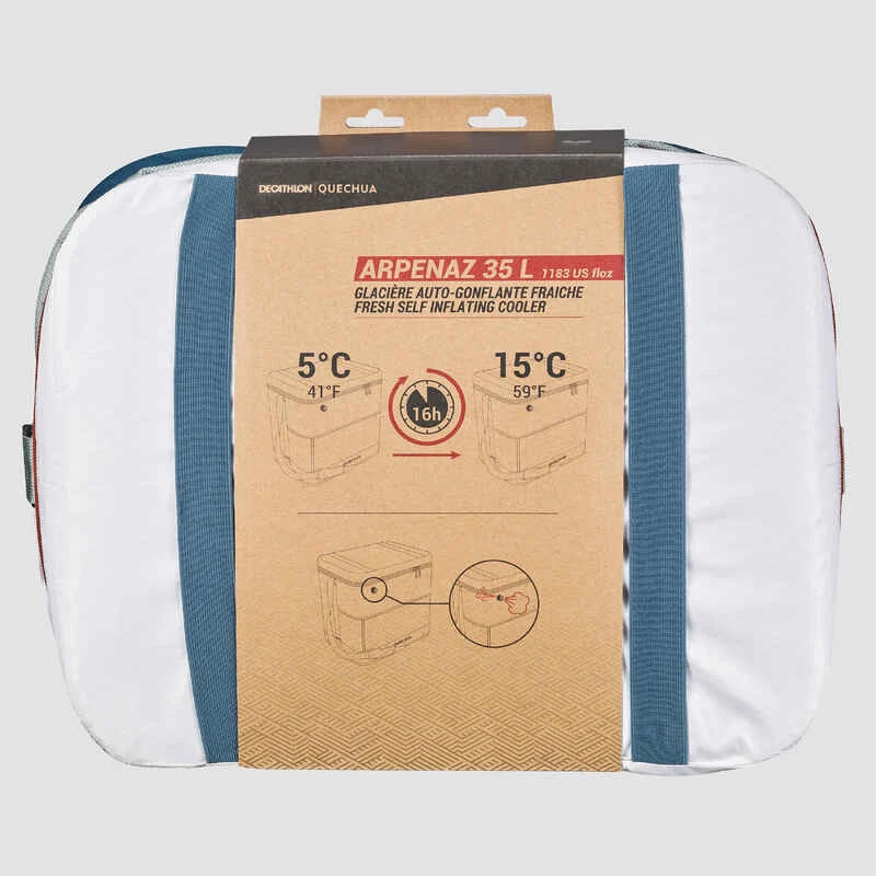 Quechua GLACIERE SOUPLE DE CAMPING - 35 LITRES - CONSERVATION AU FRAIS 17 HEURES 7 Quechua GLACIERE SOUPLE DE CAMPING - 35 LITRES - CONSERVATION AU FRAIS 17 HEURES – Image 7