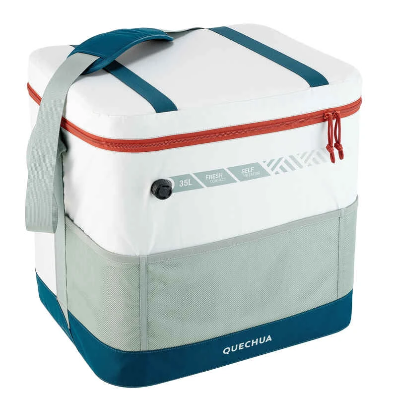 Quechua GLACIERE SOUPLE DE CAMPING - 35 LITRES - CONSERVATION AU FRAIS 17 HEURES 1 Quechua GLACIERE SOUPLE DE CAMPING - 35 LITRES - CONSERVATION AU FRAIS 17 HEURES