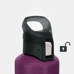 Quechua Gourde Alu 1L Avec Bouchon à Ouverture Rapide Pour La Randonnée - Violet 14 Quechua Gourde Alu 1L Avec Bouchon à Ouverture Rapide Pour La Randonnée - Violet -Quechua gourde alu 1l avec bouchon a ouverture rapide pour la randonnee violet 4
