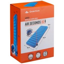 Quechua MATELAS GONFLABLE DE CAMPING - AIR SECONDS 80 CM - 1 PERSONNE -Quechua matelas gonflable de camping air seconds 80 cm 1 personne 3