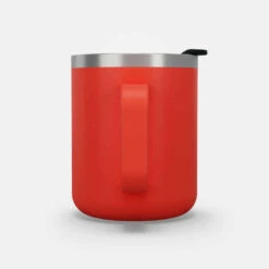 Quechua Mug MH500 Isotherme (double Paroi Inox) Camp Du Randonneur 0,38L Rouge -Quechua mug mh500 isotherme double paroi inox camp du randonneur 038l kaki 16