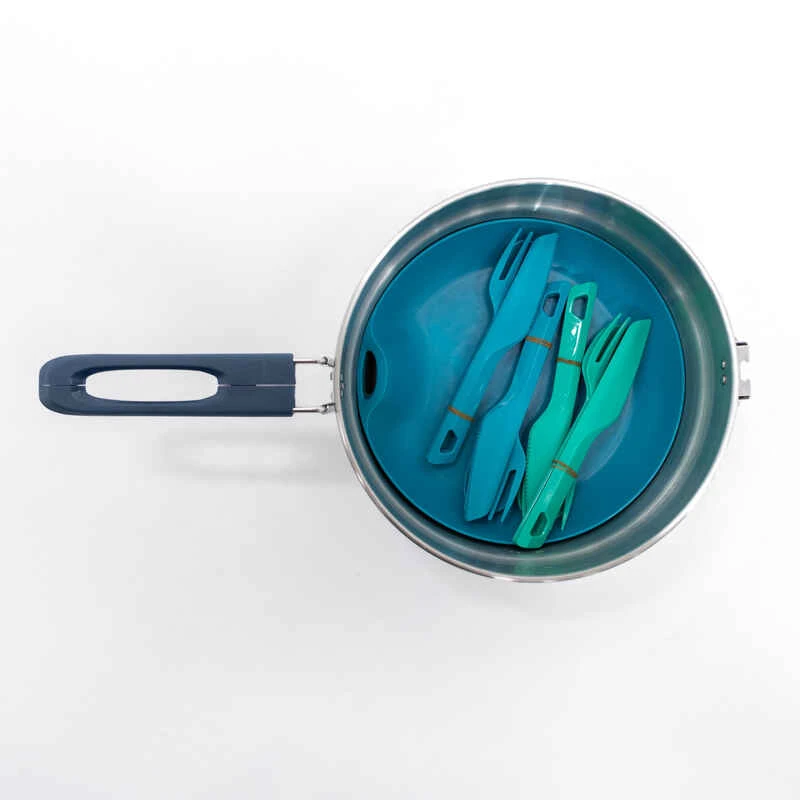 Quechua Popote Camp Du Randonneur MH100 Inox 4 Personnes (2,6L) 5 Quechua Popote Camp Du Randonneur MH100 Inox 4 Personnes (2,6L) – Image 5