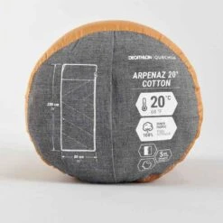 Quechua SAC DE COUCHAGE EN COTON POUR LE CAMPING - ARPENAZ 20° COTON -Quechua sac de couchage en coton pour le camping arpenaz 20 coton 4