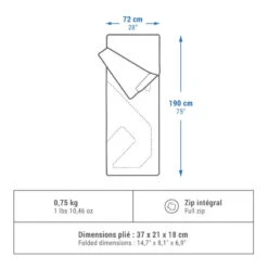 Quechua -Quechua sac de couchage pour le camping arpenaz 20 1