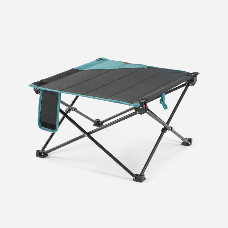 Quechua TABLE BASSE PLIANTE DE CAMPING MH100 Grise 1 Quechua TABLE BASSE PLIANTE DE CAMPING MH100 Grise