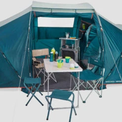 Quechua Tente à Arceaux De Camping - Arpenaz 4.2 - 4 Personnes - 2 Chambres -Quechua tente a arceaux de camping arpenaz 42 4 personnes 2 chambres 20