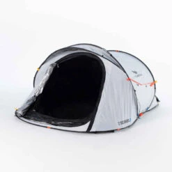 Quechua Tente De Camping - 2 SECONDS - 2 Places - Fresh & Black -Quechua tente de camping 2 seconds freshblack 2 personnes 10