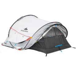 Quechua Tente De Camping - 2 SECONDS - 2 Places - Fresh & Black -Quechua tente de camping 2 seconds freshblack 2 personnes 11