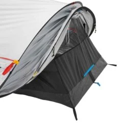 Quechua Tente De Camping - 2 SECONDS - 2 Places - Fresh & Black -Quechua tente de camping 2 seconds freshblack 2 personnes 12