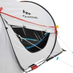 Quechua Tente De Camping - 2 SECONDS - 2 Places - Fresh & Black -Quechua tente de camping 2 seconds freshblack 2 personnes 13
