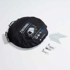 Quechua Tente De Camping - 2 SECONDS - 2 Places - Fresh & Black -Quechua tente de camping 2 seconds freshblack 2 personnes 2