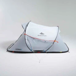 Quechua Tente De Camping - 2 SECONDS - 2 Places - Fresh & Black -Quechua tente de camping 2 seconds freshblack 2 personnes 4