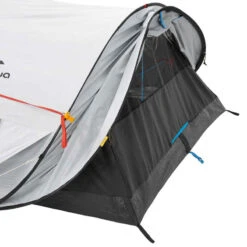Quechua Tente De Camping - 2 SECONDS - 3 Places - Fresh & Black -Quechua tente de camping 2 seconds freshblack 3 personnes 8