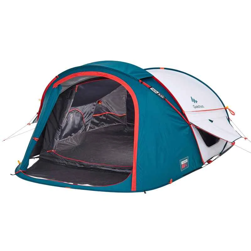 Quechua Tente De Camping - 2 SECONDS XL - 2 Places - Fresh & Black 1 Quechua Tente De Camping - 2 SECONDS XL - 2 Places - Fresh & Black
