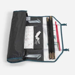 Quechua Tente De Camping - MH100 - 2 Places - Fresh & Black -Quechua tente de camping mh100 fresh black 2 personnes 13