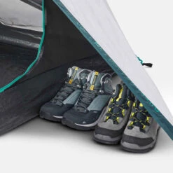 Quechua Tente De Camping - MH100 - 3 Places - Fresh & Black -Quechua tente de camping mh100 fresh black 3 personnes 17