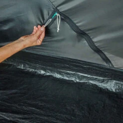 Quechua Tente De Camping - MH100 XL - 3 Places - Fresh & Black -Quechua tente de camping mh100 xl 3 places fresh black 10