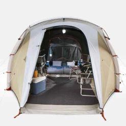 Quechua Tente Gonflable De Camping - Air Seconds 4.1 F&B - 4 Personnes - 1 Chambre -Quechua tente gonflable de camping air seconds 41 fb 4 personnes 1 chambre 3